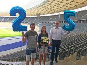 25 Millionster Besucher Olympiastadion Berlin