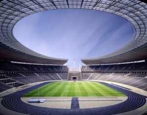 Der Innenraum im Olympiastadion Berlin