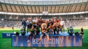 Die Siegerehrung beim ISTAF 2024